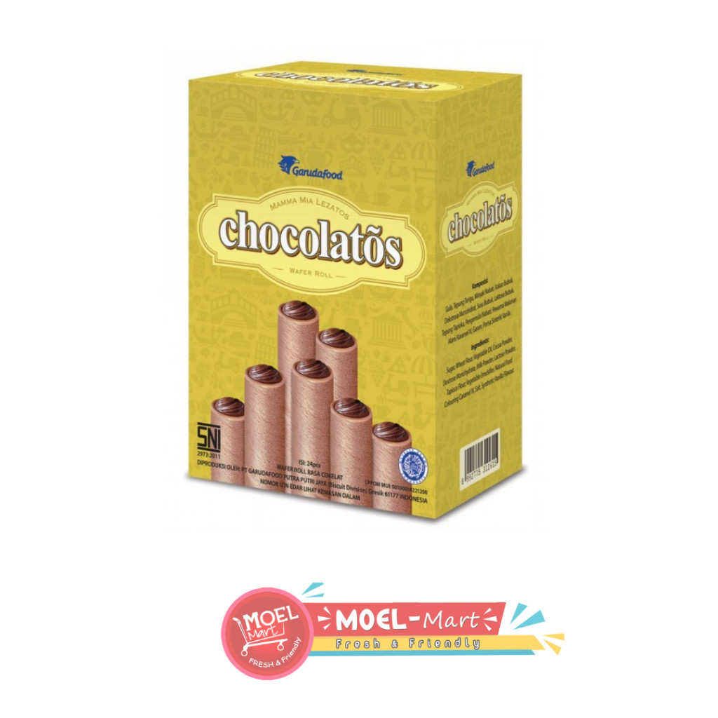 Jual CHOCOLATOS WAFER STICK 24X14GR BOX | Shopee Indonesia