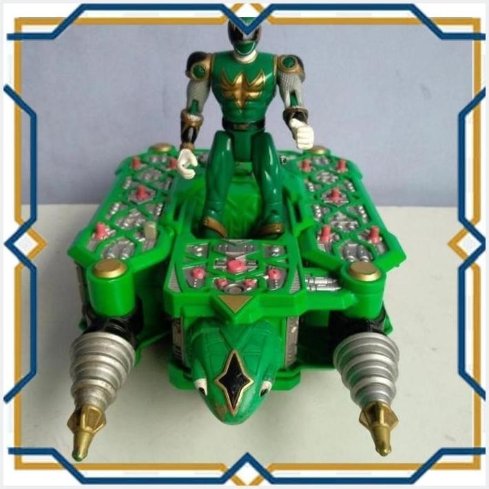 Jual [OMR] POWER RANGERS NINJA STORM DRAGONFORCE TANK ZORD W/ GREEN ...