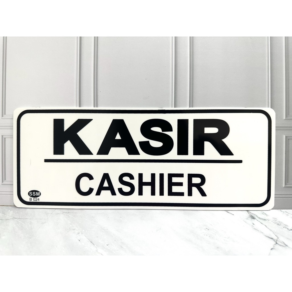 Jual Sign Board Akrilik BESAR KASIR CASHIER | Shopee Indonesia