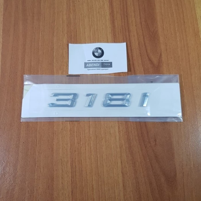 Jual Emblem Angka Letter 318I Bmw E36 E46 E90 F30 E30 Dll Posisi Bagasi ...