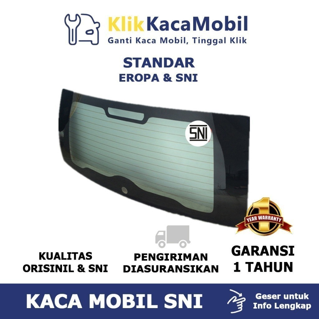 Jual Kaca Belakang Kaca Mobil Suzuki Karimun 99-06 Kotak - SNI