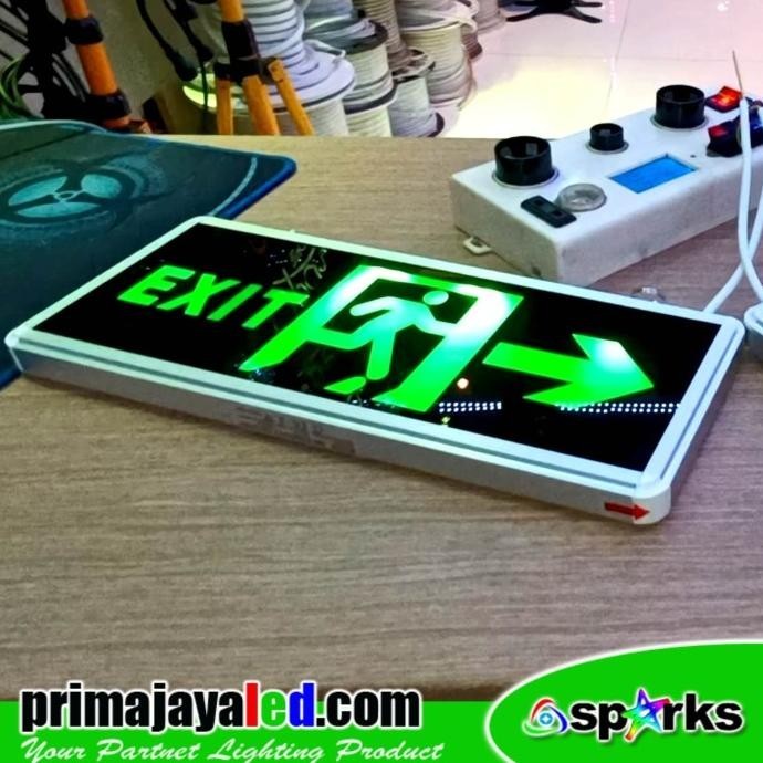 Jual LAMPU SIGN LED EMERGENCY EXIT T2105 | Shopee Indonesia