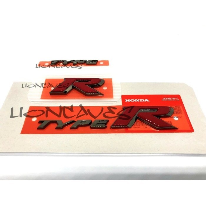 Jual Original Front, Rear Emblem Type R For Civic Turbo (Sedan ...