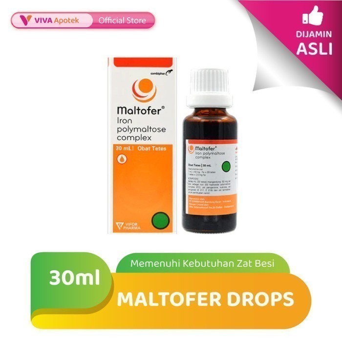 Jual Maltofer 50 mg/ml Drops untuk Mencegah Anemia (30 ml) | Shopee