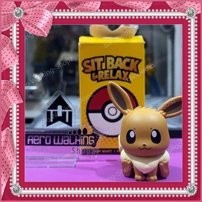 Jual [AWS] POP MART POPMART POKEMON SIT BACK & RELAX - EEVEE EEVE ...