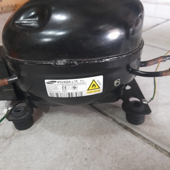 Jual KOMPRESOR KULKAS SAMSUNG INVERTER ORIGINAL MSV488A-L1R TT1 BEKAS ...