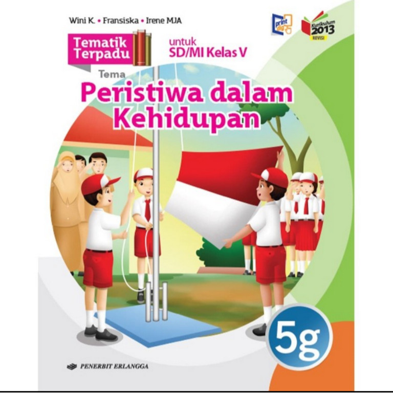 Jual BUKU BEKAS TEMATIK TERPADU KELAS 5G SD ERLANGGA K13 REVISI ...