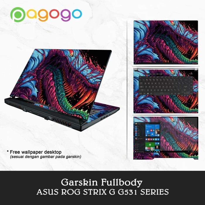 Jual Garskin Laptop Skin Laptop Asus ROG G531GD G531G G531 Fullbody ...