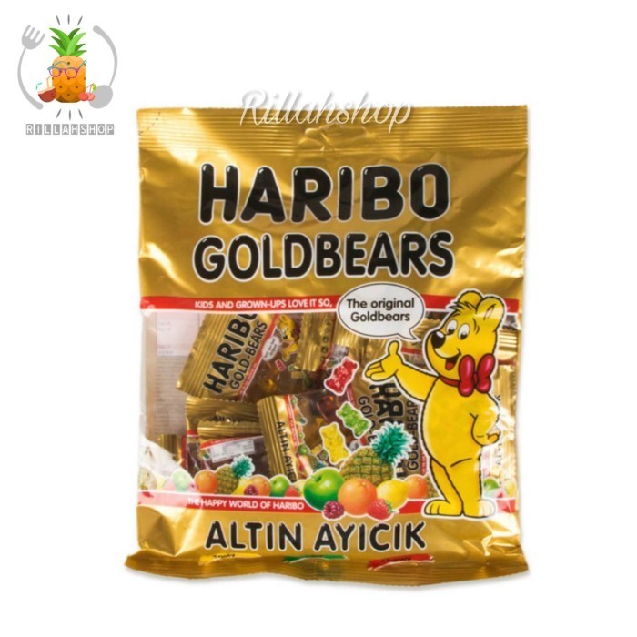 Jual Haribo Goldbears Gummy Bear Candy Halal (250G) | Shopee Indonesia