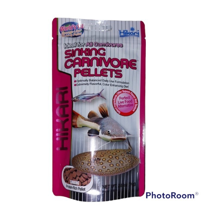 Curated visual reference: Visual Reference: Jual Pelet Ikan Predator Sinking Tenggelam Hikari Carnivore Pellets