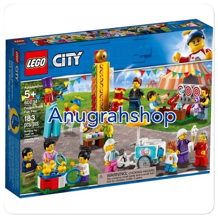 Jual LEGO 60234 CITY People Pack - Fun Fair - Blocktopia | Shopee Indonesia