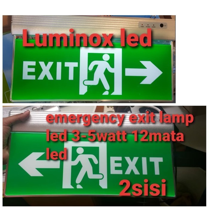 Jual Menarik Emergency Exit Lamp Led 220V Acrylic Lampu Darurat Exit ...