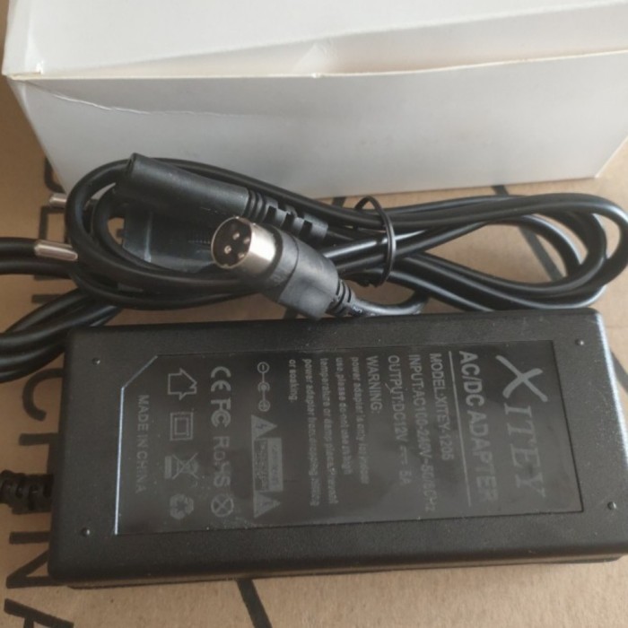 Eonvic 12V 5A 4Pin XLR vrouwelijke voedingsadapter voor JVC/Sony