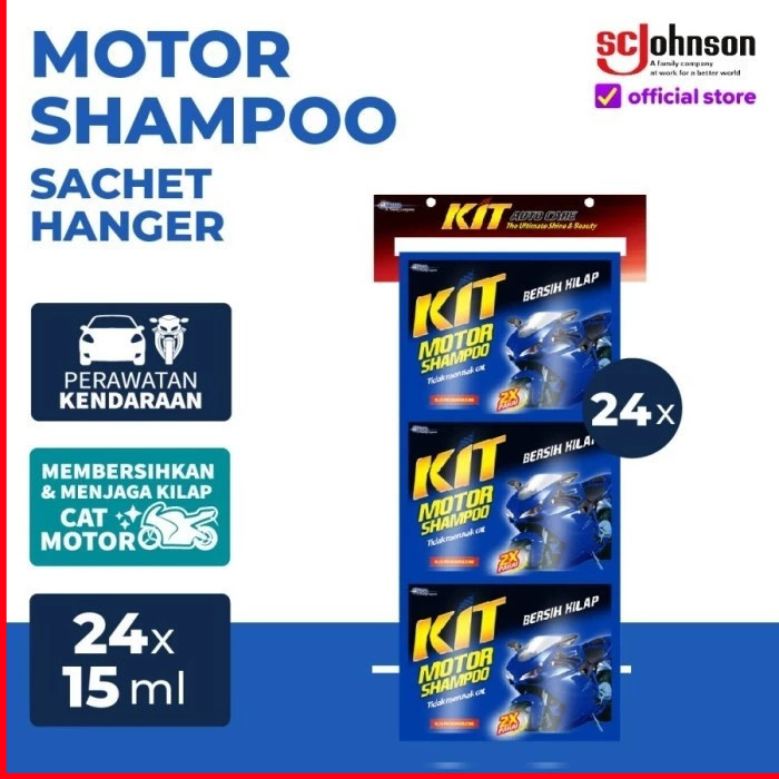 Jual Kit Motor Shampo 1 Renceng 24 Sacheet Kit Sampo Cuci Motor Mobil ...