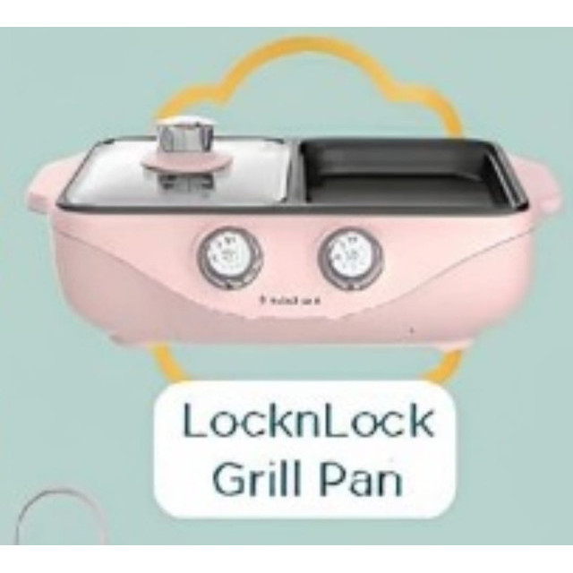Jual LocknLock korean Grill Pan Mini pan electric HotPot Alat