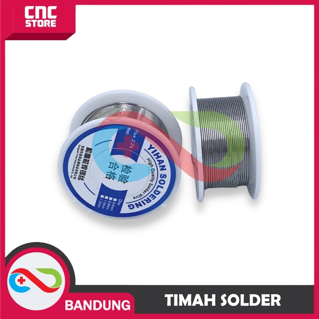 Jual TIMAH SOLDER ROLL KECIL YIHAN DIAMETER 0.8 1 ROLL 3.5 METER 3.5M ...