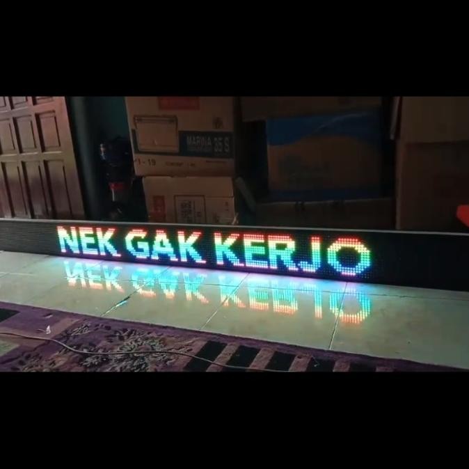 Jual lampu led running text 2 meter x 20cm | Shopee Indonesia