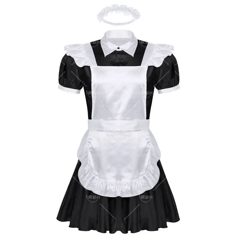 23327 Room Service Babydoll, Apron & Headpiece main image 1