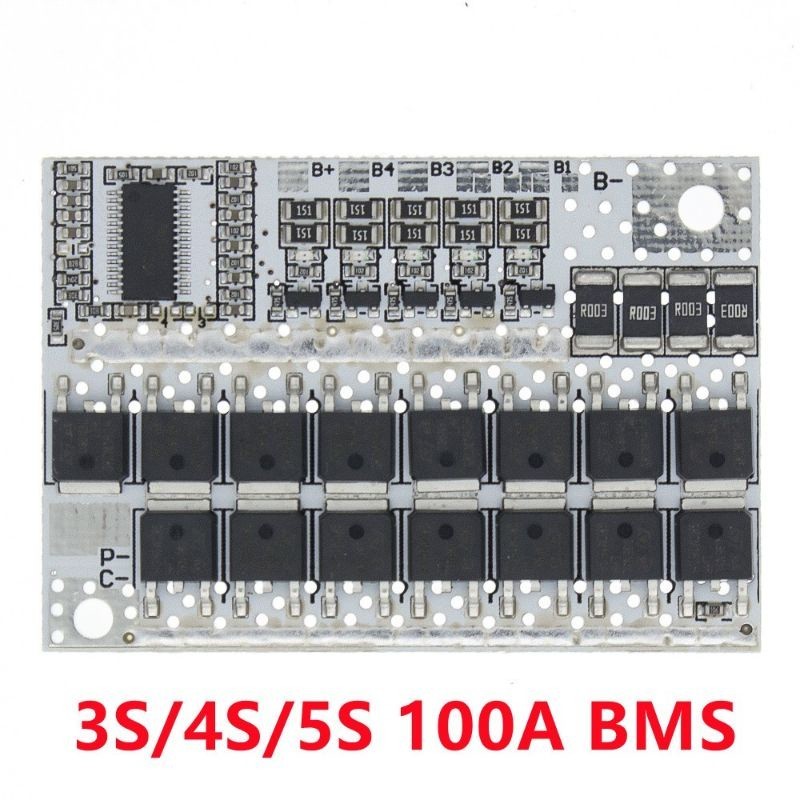Jual Bms 3S 4S 5S 100A Charger Module Battery Management System ...