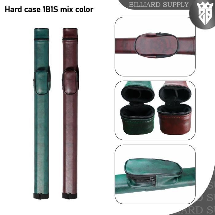 Pro Series 1x1 Hard Pool Cue Case – Choose Black Or Burgundy