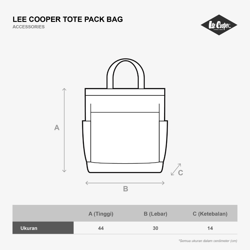 Jual Lee Cooper Totepack Bag Black | Shopee Indonesia
