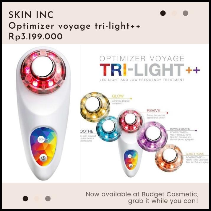 2024 SKIN INC Optimizer Voyage Tri-Light++ LED facial treatment