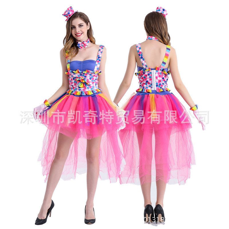 Jual Candy-Colored Clown Suit Film and Television Actor Opening Dance ...
