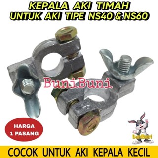 Jual Kepala Aki Mobil Ukuran KECIL Bahan TIMAH / Terminal Klem Aki