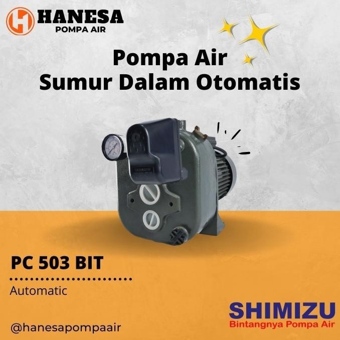 Jual Shimizu PC 503 BIT Pompa Air Sumur Dalam Otomatis | Shopee Indonesia