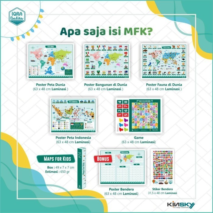 Jual Ars Promo Peta Untuk Anak Maps For Kids | Shopee Indonesia