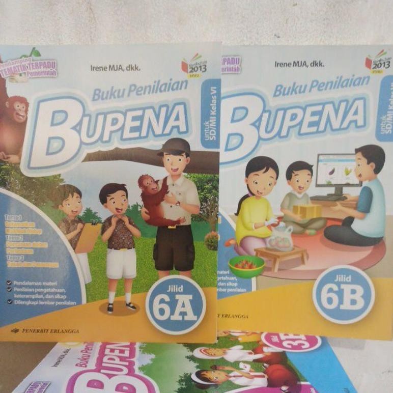 Jual CR - Buku Penilaian BUPENA jilid 6A dan 6B untuk SD / MI kelas VI ...