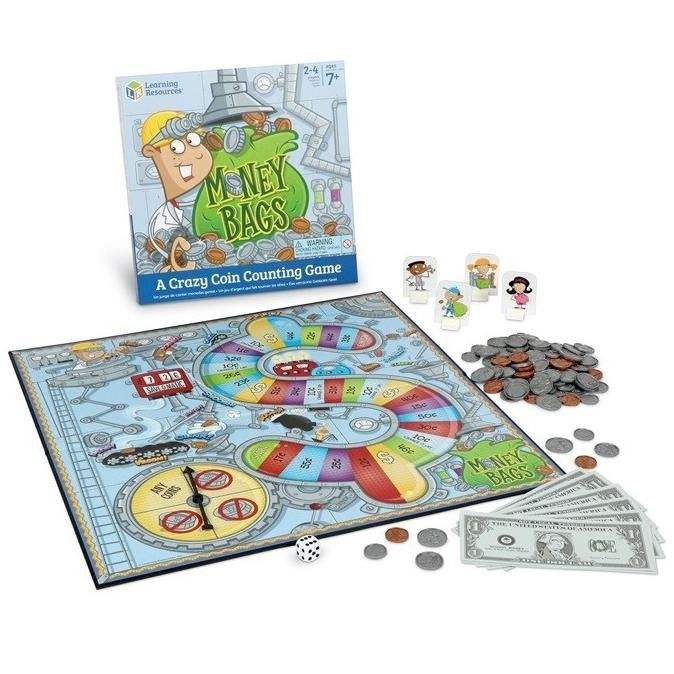 Jual learning resources money bags a crazy coin counting game 2807t
