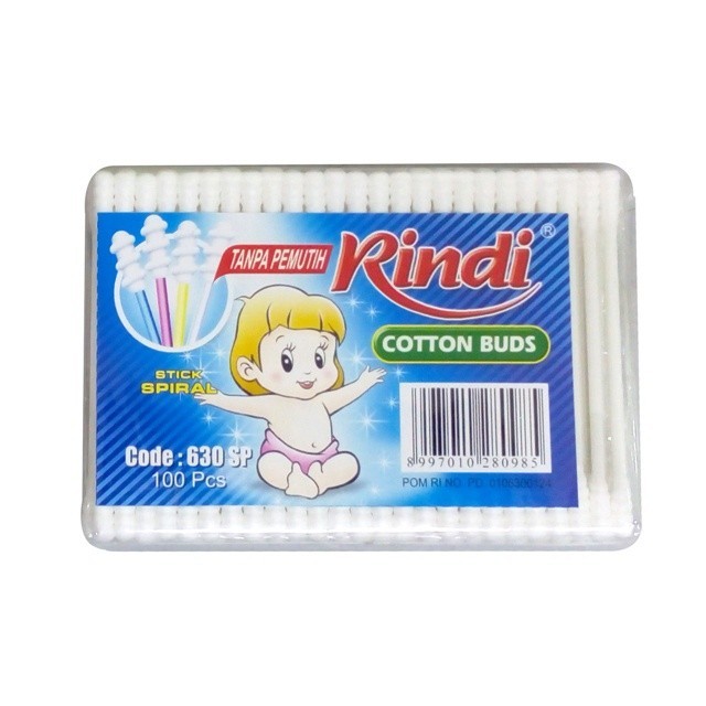 Jual S02719 RINDI SPIRAL 630 SP COTTON BUDS 100`S MAJU BERSAMA ...