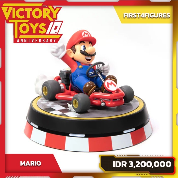 Figurine Mario Kart - Mario sur son Kart - F4F