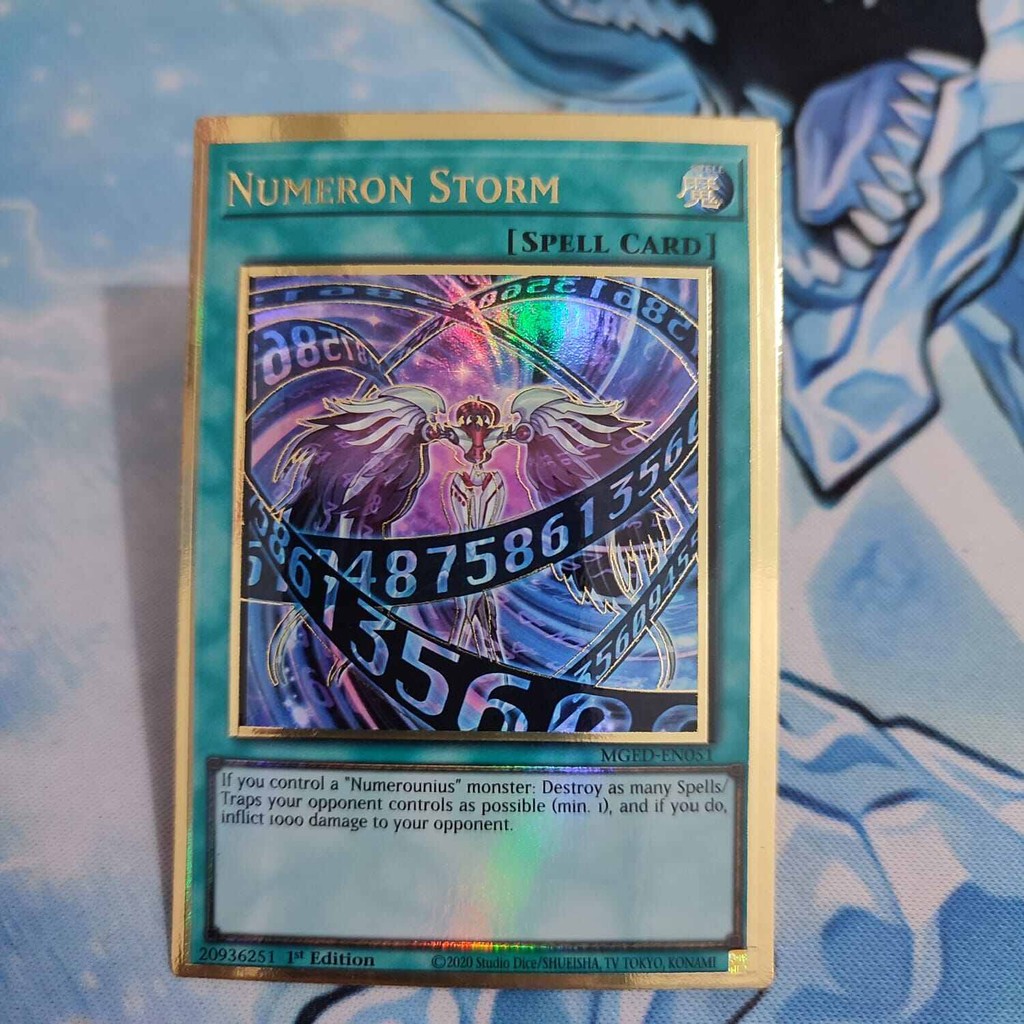 Jual yugioh numeron storm MGED gold rare original | Shopee Indonesia