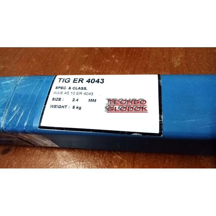 Jual Terlaris!! Kawat Las Alumunium Tig/Argon Er4043 Diameter 2.4 Mm ...