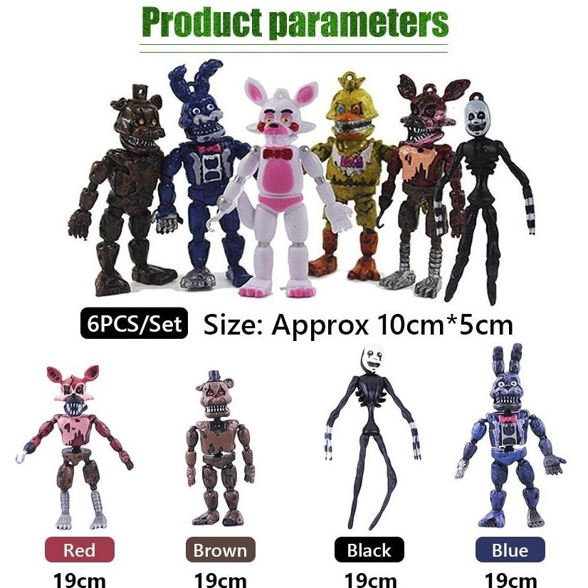 Jual Action Figure 19cm Fnaf Figure Five Night At Freddy Set / Figure ...
