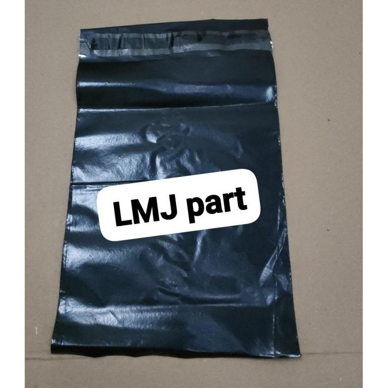 Jual BUNGKUS PLASTIK PACKING POLY POLYMAILER HITAM 15X25 SEMI GLOSSY ...