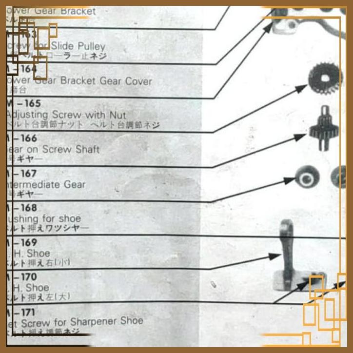 Jual [SGW] M-171 SHARPENER SHOE SCREW MESIN POTONG BAHAN KAIN KM ...