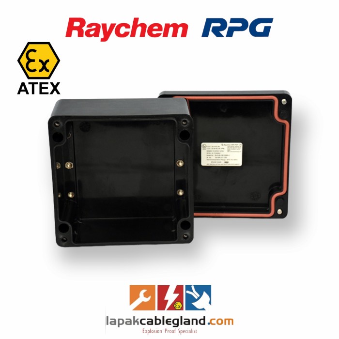 Jual Explosion Proof Junction Box Grp Raychem Rpg Exe Size 160X160X90