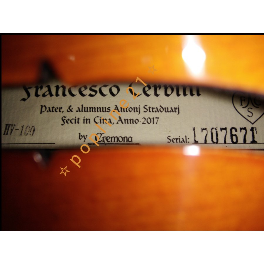 Jual Biola Cervini Hv 100 By Cremona / Violin Cervini Hv100 By Cremona