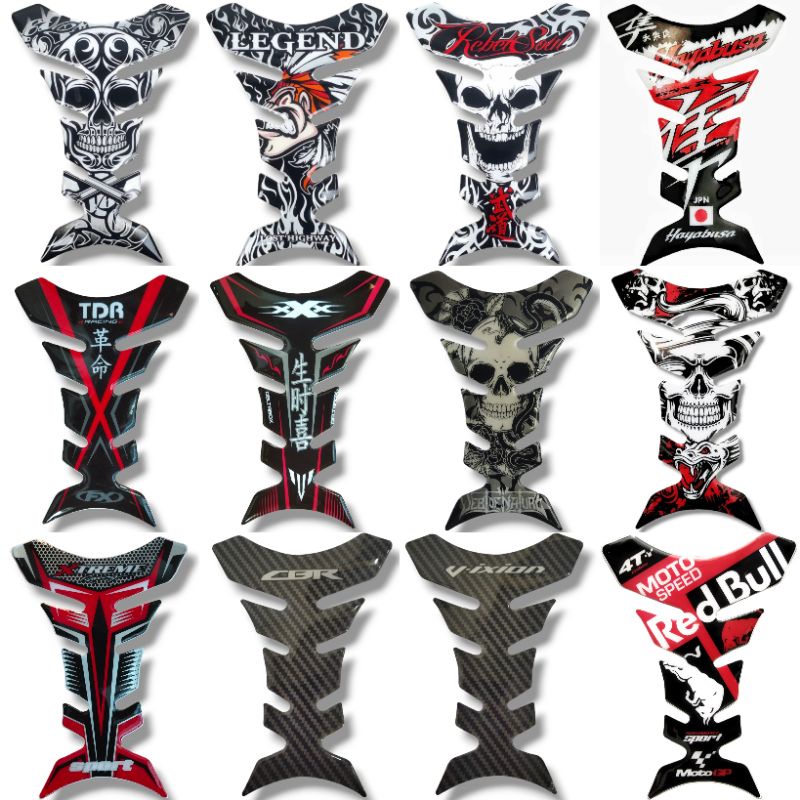 Jual stiker tanky motor universal, stiker tanki motor all motor vixion ...
