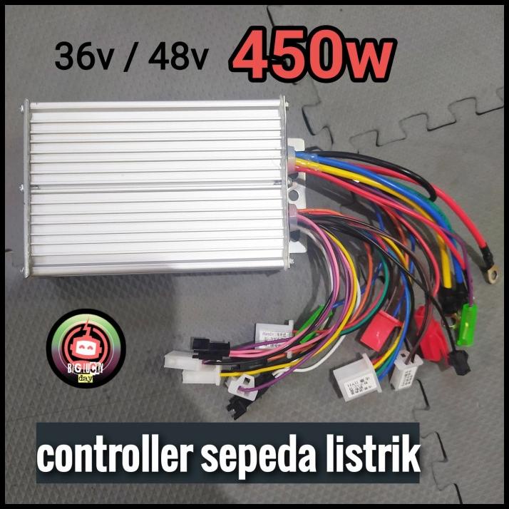 Jual Controller Sepeda Listrik 36v 48v 450w Kontroler Bldc Brushless Part Shopee Indonesia