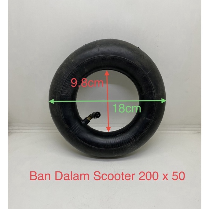 Jual REKOMENDASI Ban DALAM Electric Scooter 200 x 50 | Shopee Indonesia