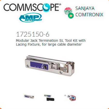 Kit Outil Twist-6S SL Jack Commscope 1725150-3 - Pour Installations Télécom - Professionnel