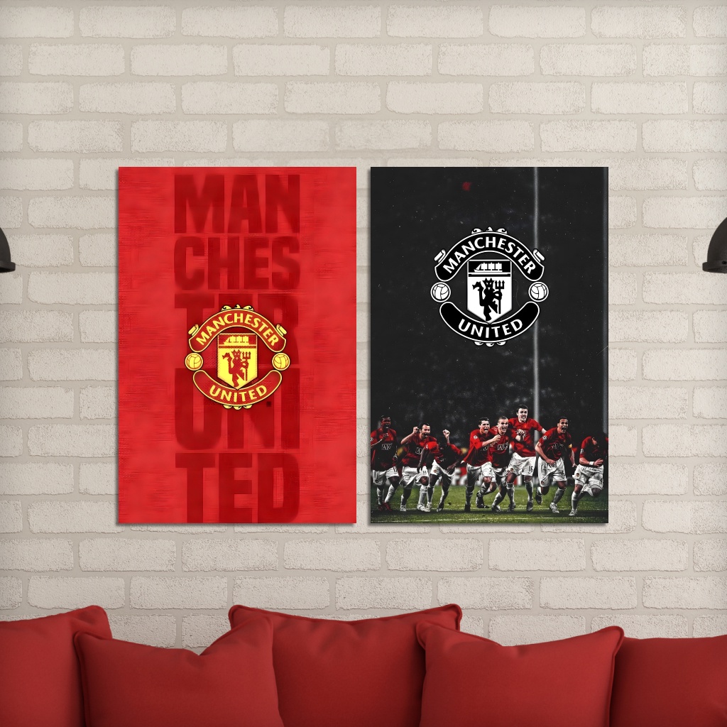 Jual Poster Kayu Manchester United Ukuran 20x30cm 6mm Hiasan Dinding ...