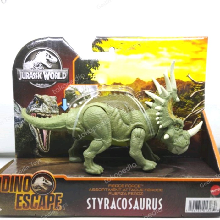 Jual MUST HAVE!! JURASSIC WORLD STYRACOSAURUS DINO ESCAPE CAMP
