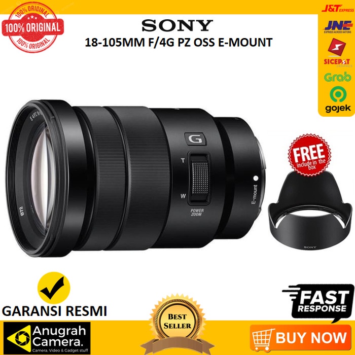 Jual Sony E 18-105mm f/4 PZ G OSS Lensa Sony 18-105 mm f4 GARANSI RESMI ...
