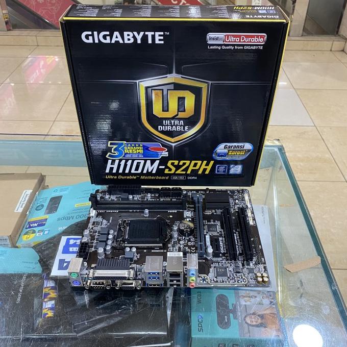 Jual MOTHERBOARD GIGABYTE H110M S2PH LGA 1151 RESMI Shopee Indonesia