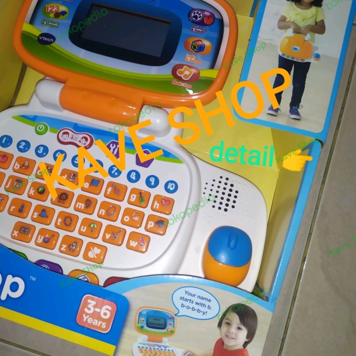 Jual HOT SALE!!! VTECH MY LAPTOP ORANGE MAINAN EDUKASI ANAK - NEW - ORI ...